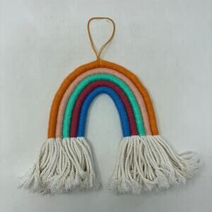 Hanging Rainbow Macrame